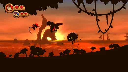 Изображение игры: Donkey Kong Country Returns