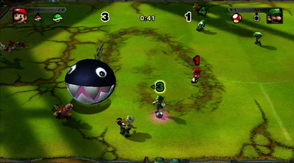 Изображение игры: Mario Strikers Charged