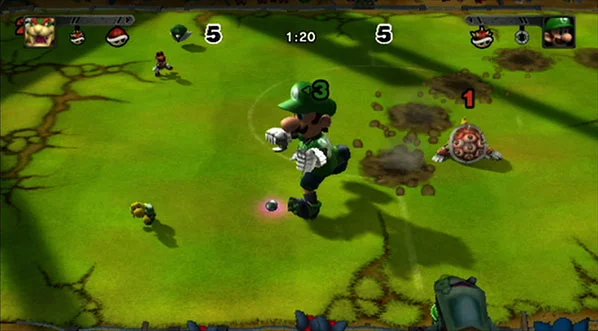 Изображение игры: Mario Strikers Charged
