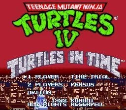 Изображение игры: Teenage Mutant Ninja Turtles IV: Turtles in Time