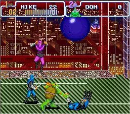 Изображение игры: Teenage Mutant Ninja Turtles IV: Turtles in Time