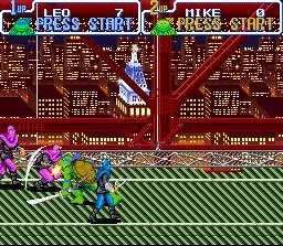 Изображение игры: Teenage Mutant Ninja Turtles IV: Turtles in Time