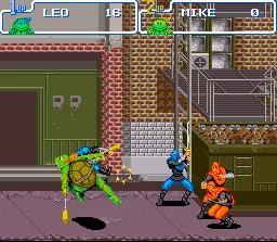 Изображение игры: Teenage Mutant Ninja Turtles IV: Turtles in Time
