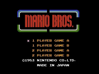 Изображение игры: Mario Bros.