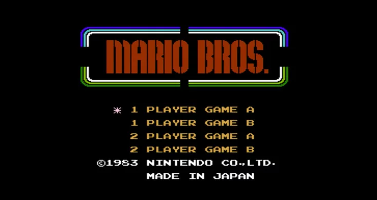 Изображение игры: Mario Bros.