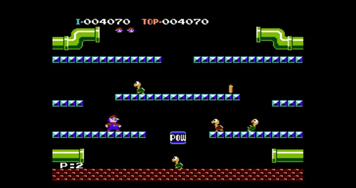 Изображение игры: Mario Bros.