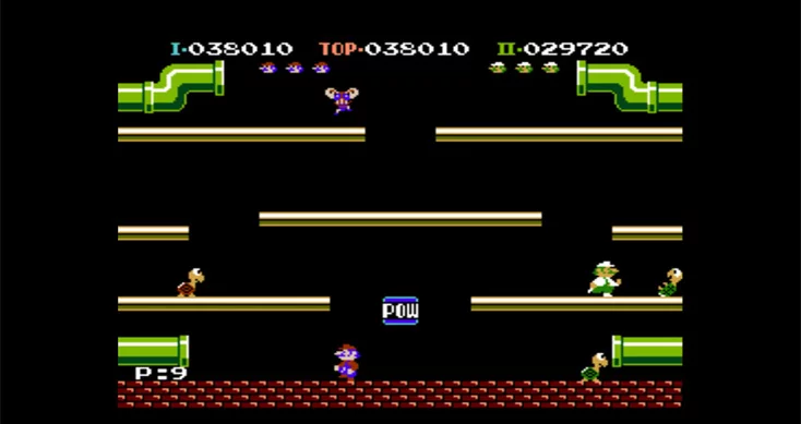 Изображение игры: Mario Bros.