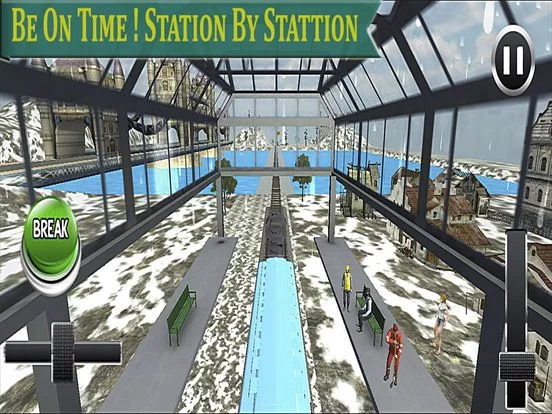 Изображение игры: Subway Euro Bullet Train: Real Driving Experience