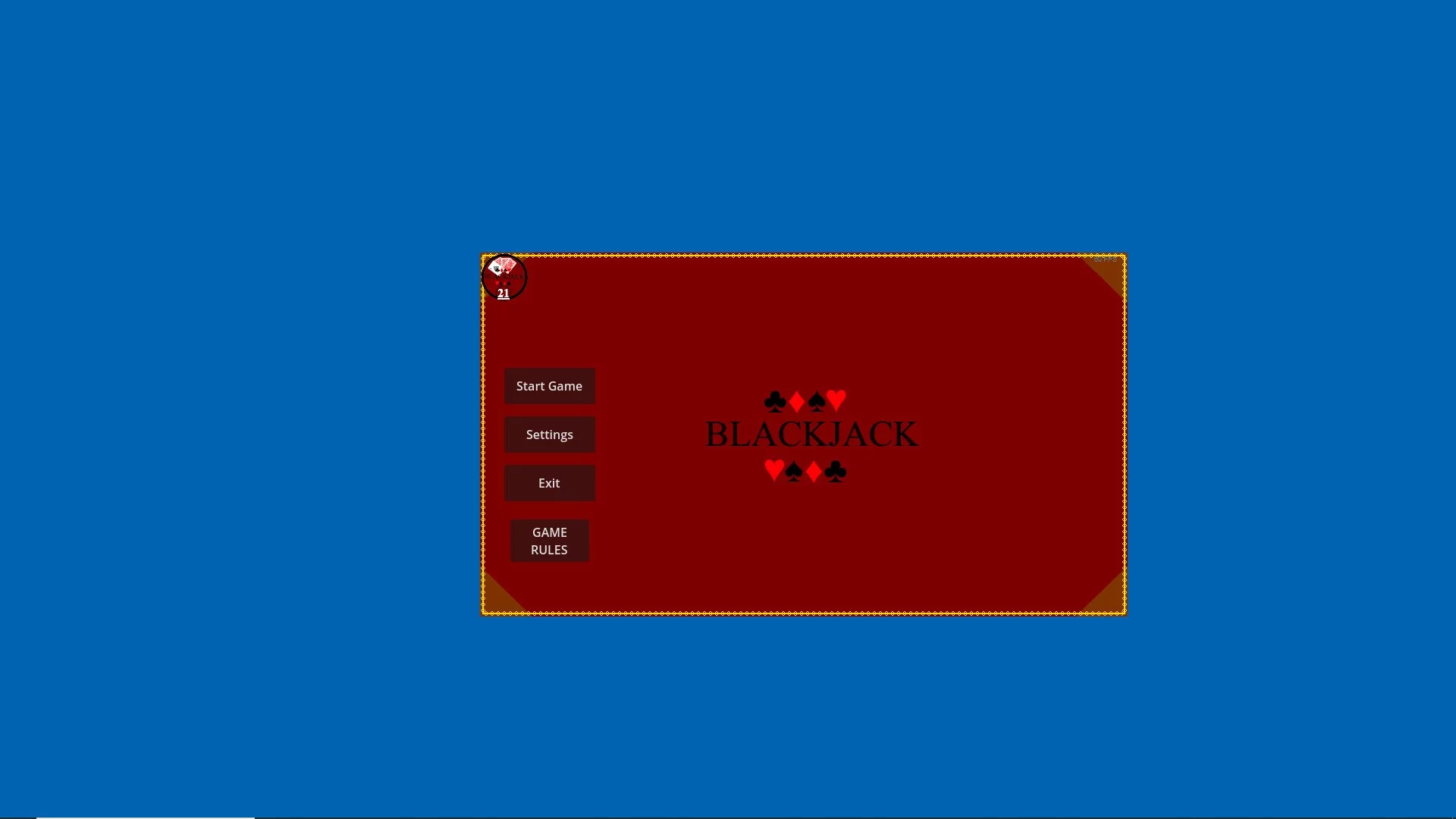 Изображение игры: Blackjack Simple
