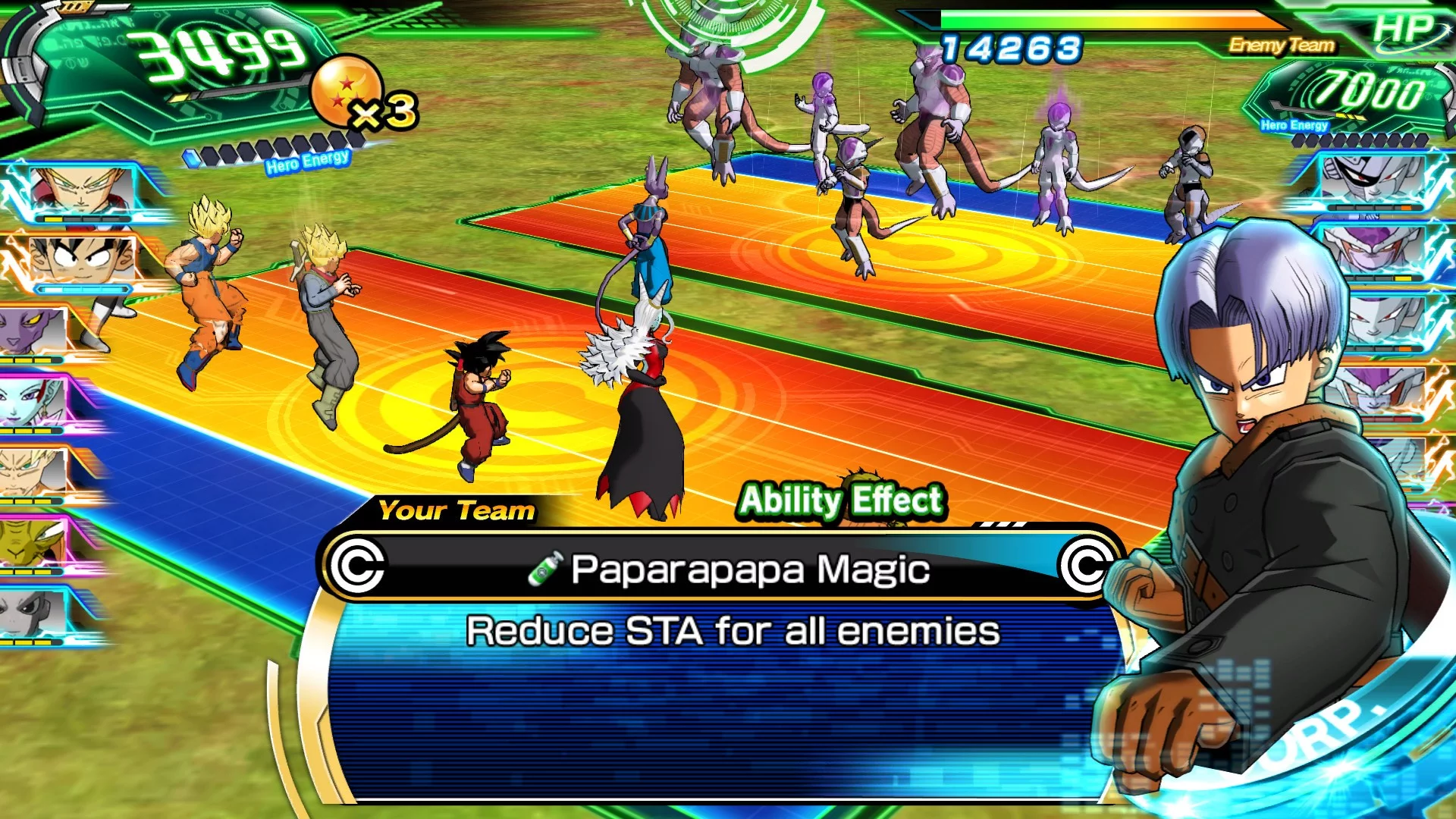 Изображение игры: SUPER DRAGON BALL HEROES WORLD MISSION