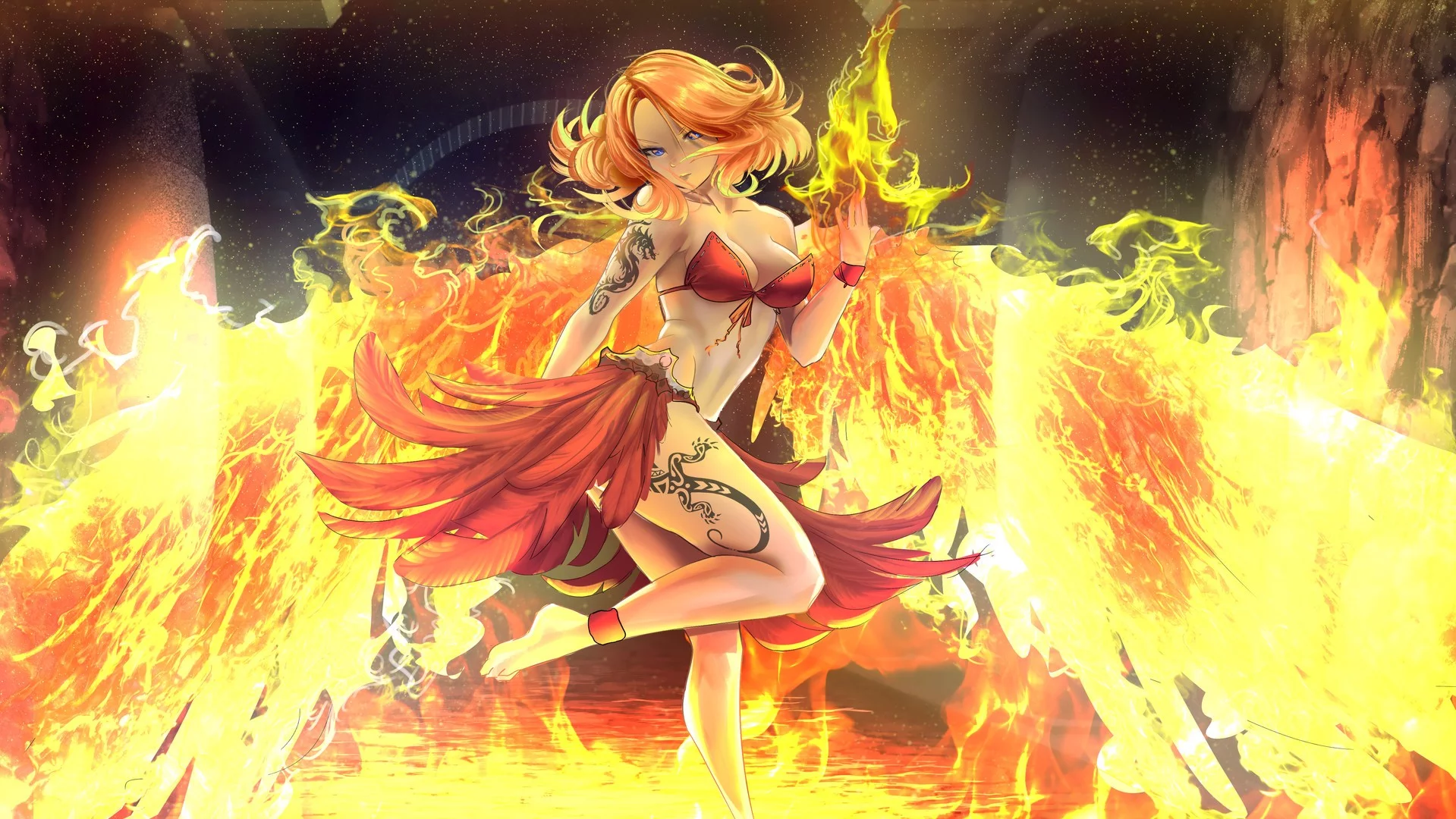 Изображение игры: Elemental Girls