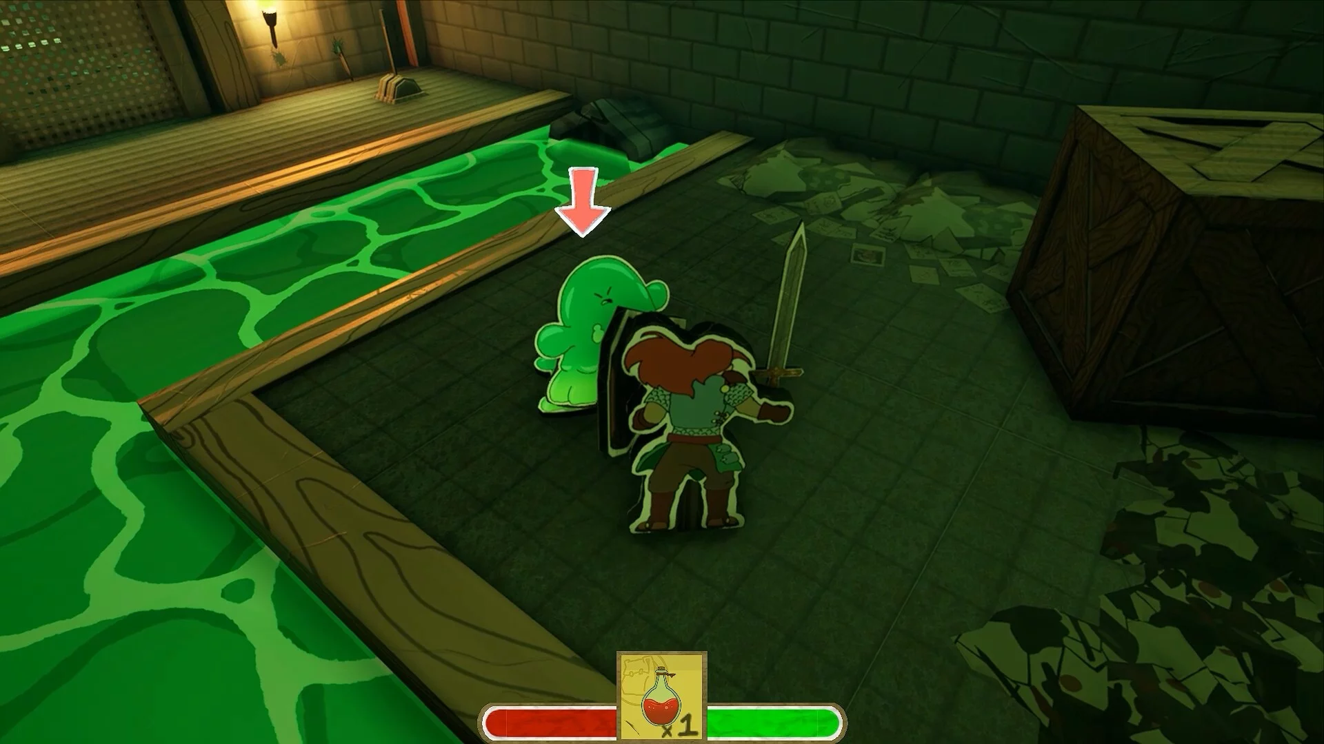 Изображение игры: Cardboard Hero