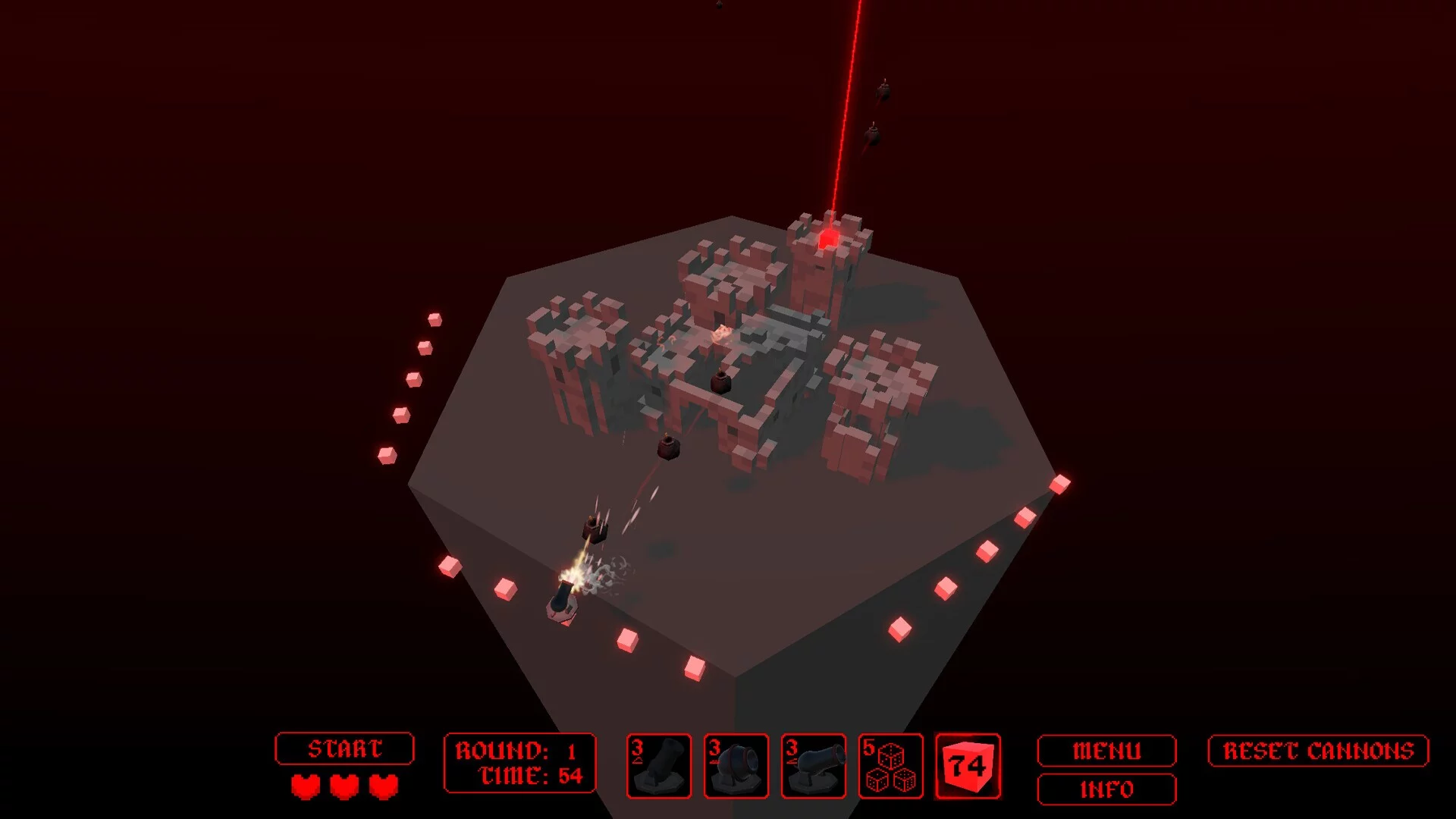 Изображение игры: Castle Bomber RED