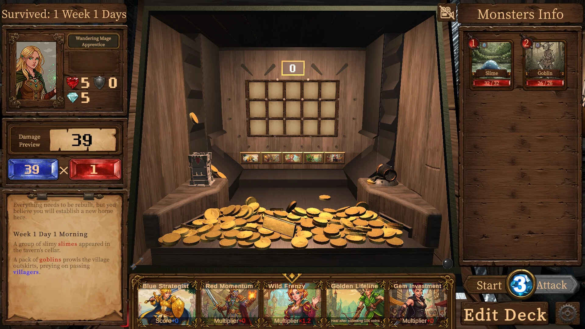 Изображение игры: Lucky Lord: The Coin Pusher of Fate
