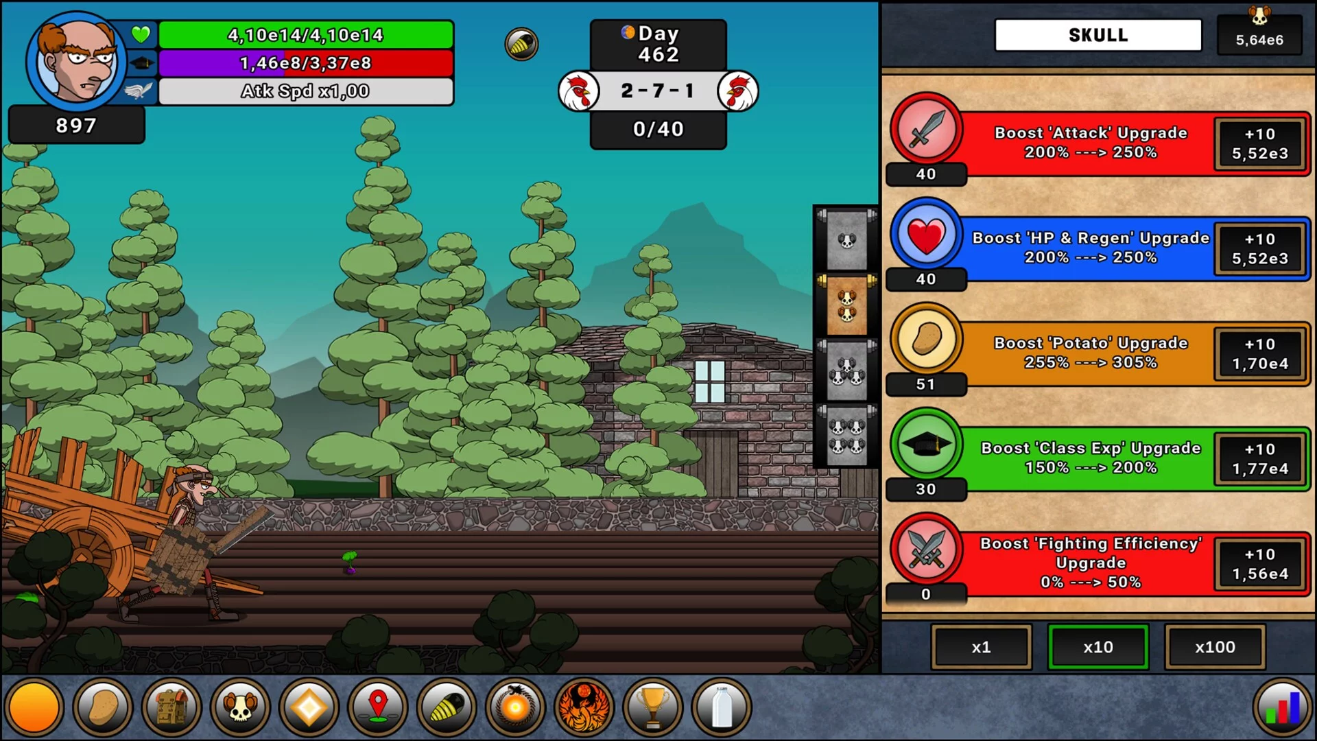Изображение игры: Farmer Against Potatoes Idle