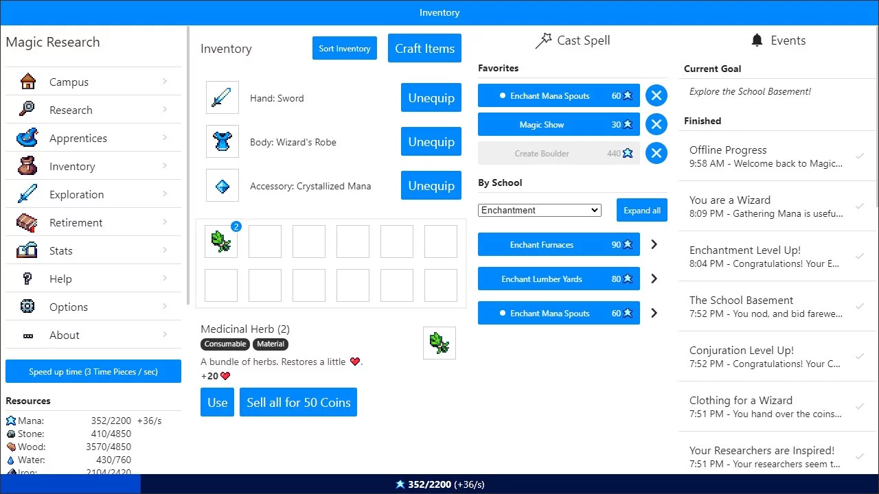 Изображение игры: Magic Research