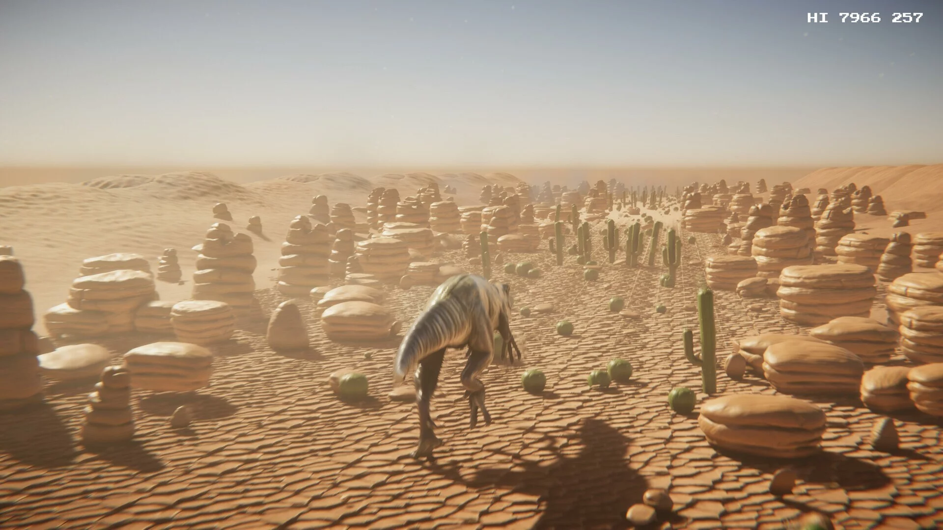 Изображение игры: Desert Dino Run