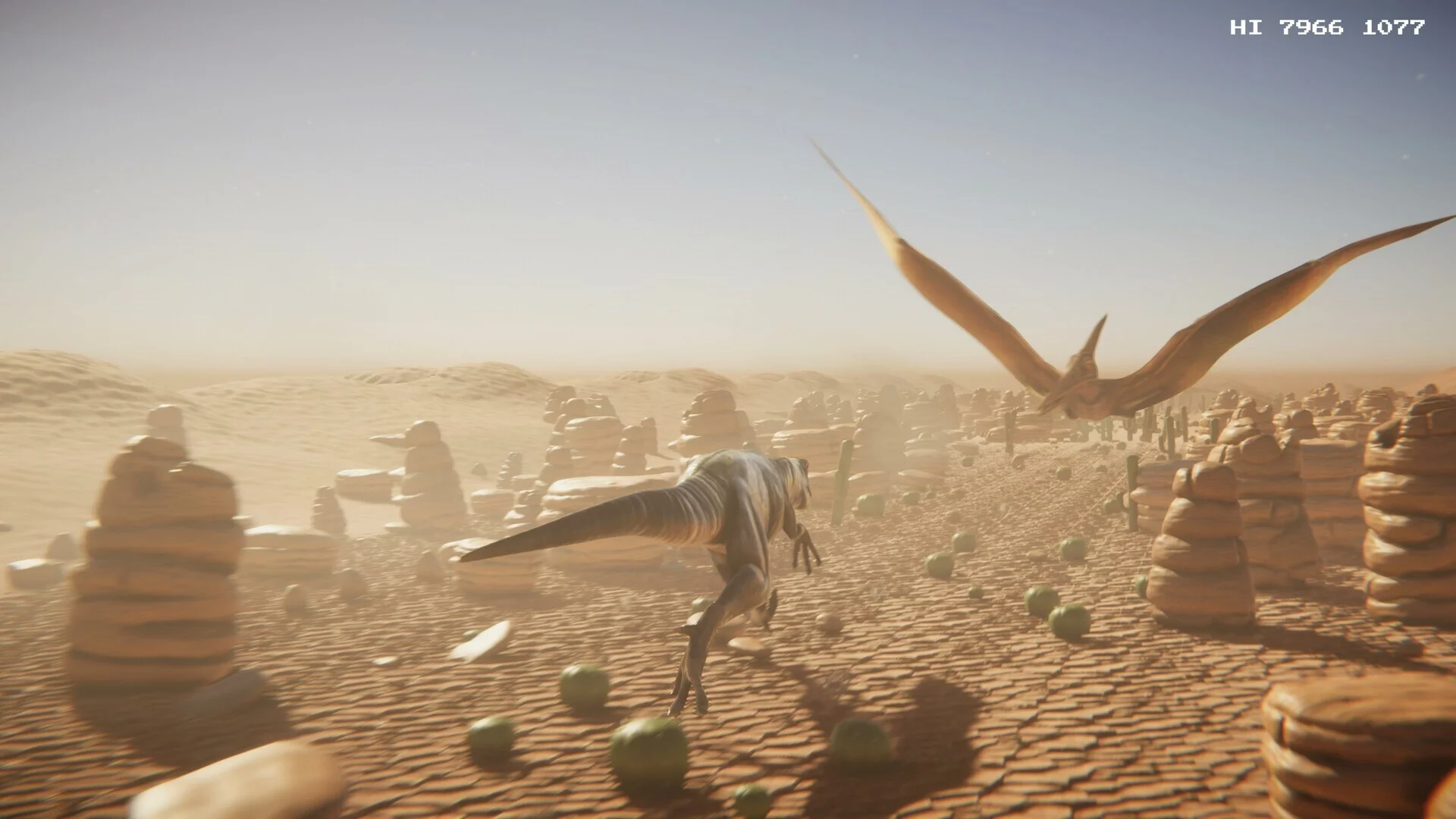 Изображение игры: Desert Dino Run