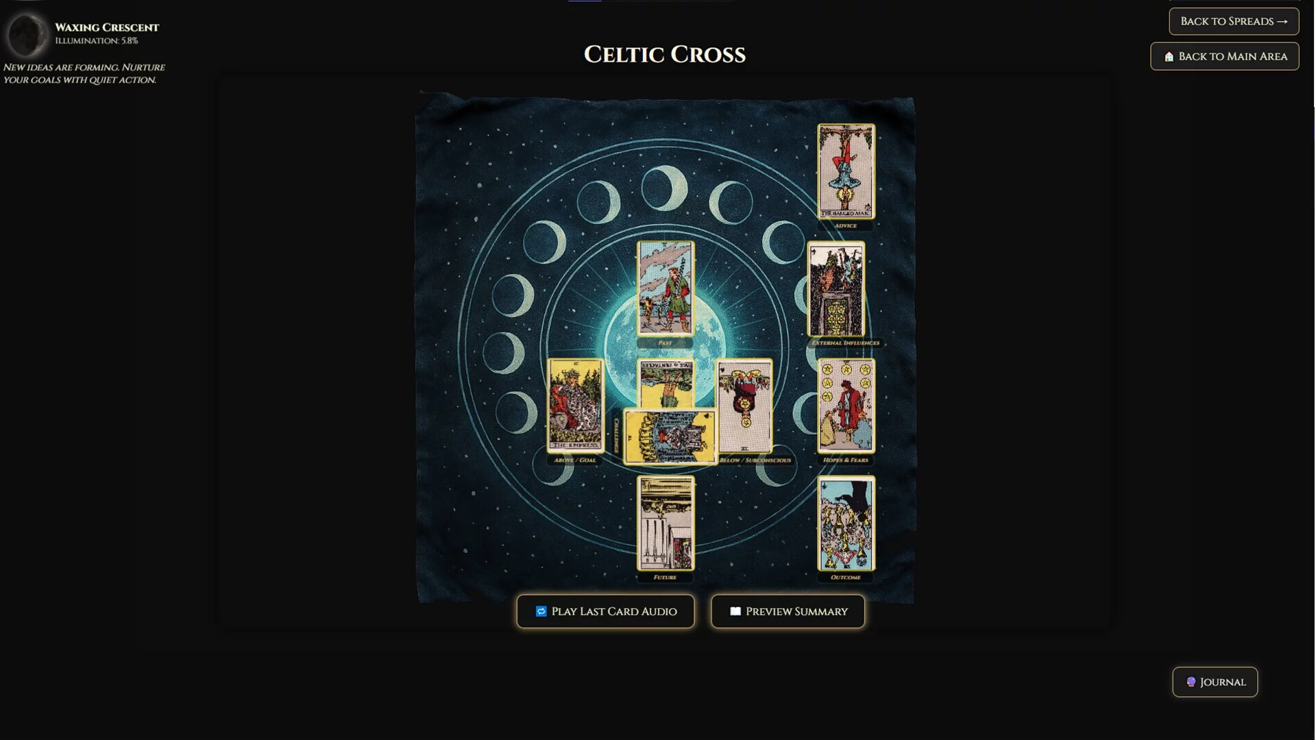 Изображение игры: Tarot Awakening