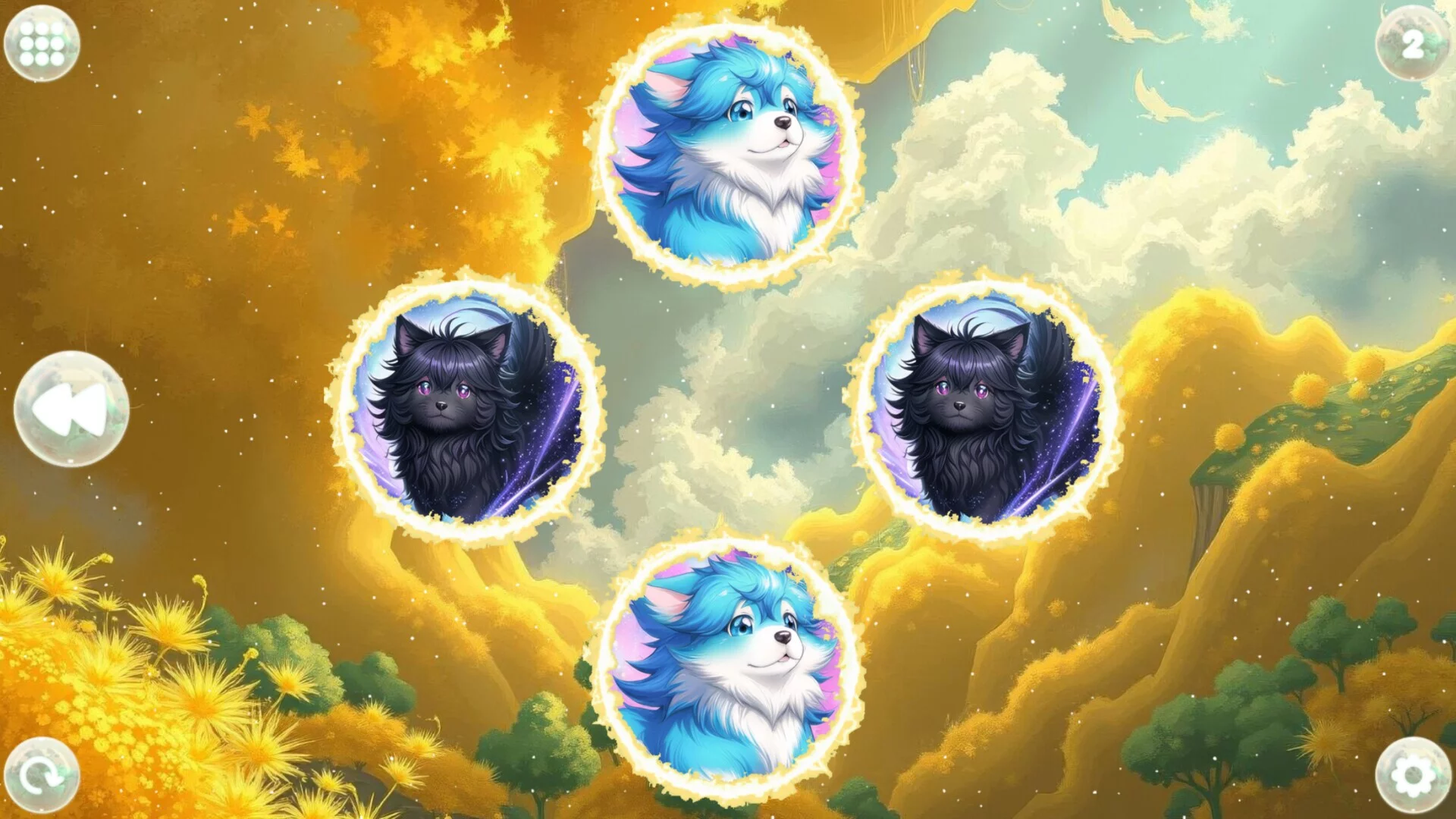 Изображение игры: Anime Dream Match: Dogs