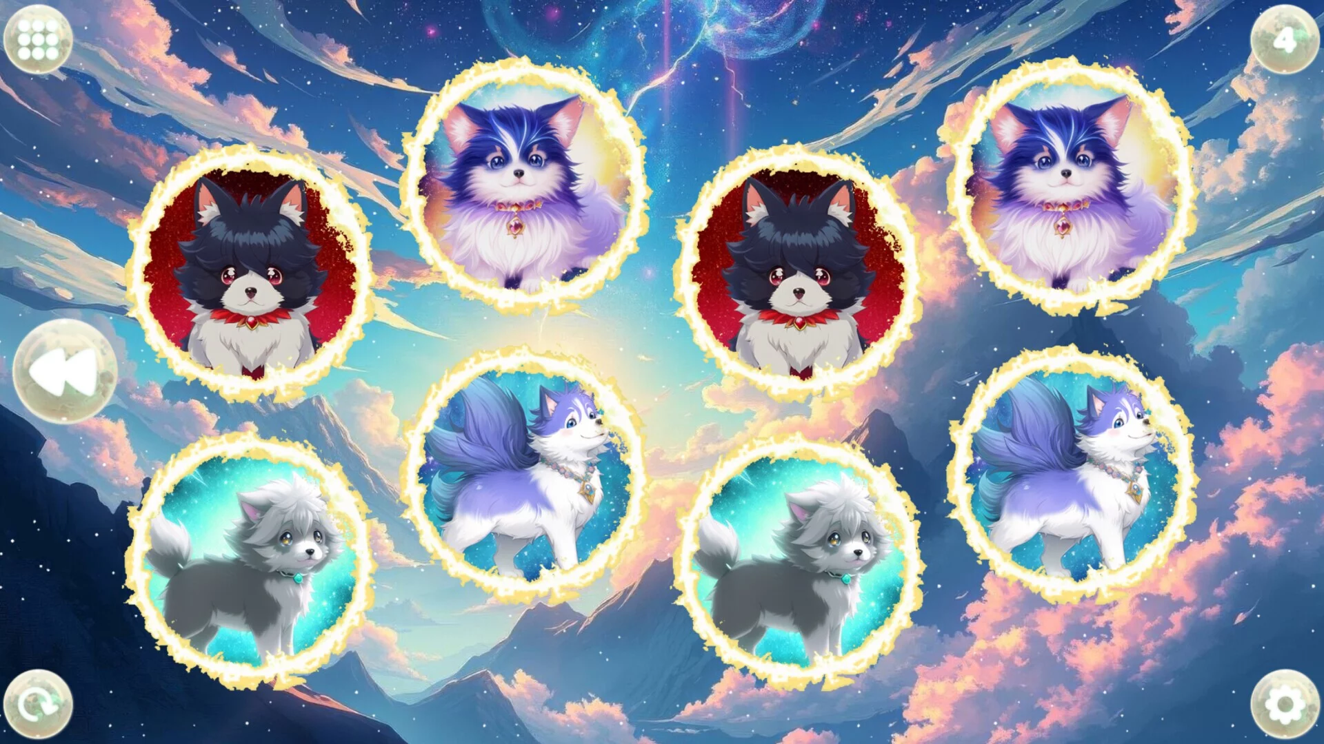 Изображение игры: Anime Dream Match: Dogs