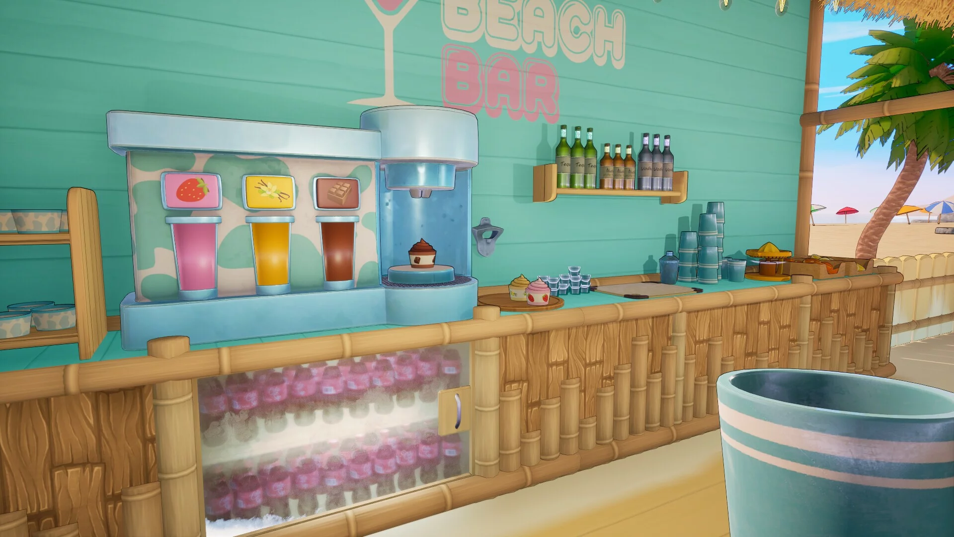Изображение игры: Waifu Beach Bar