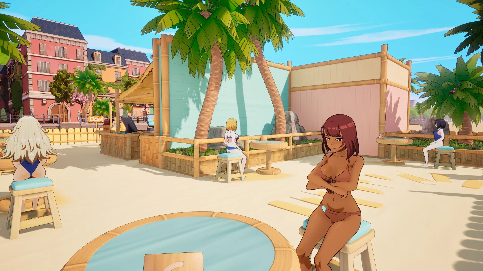 Изображение игры: Waifu Beach Bar