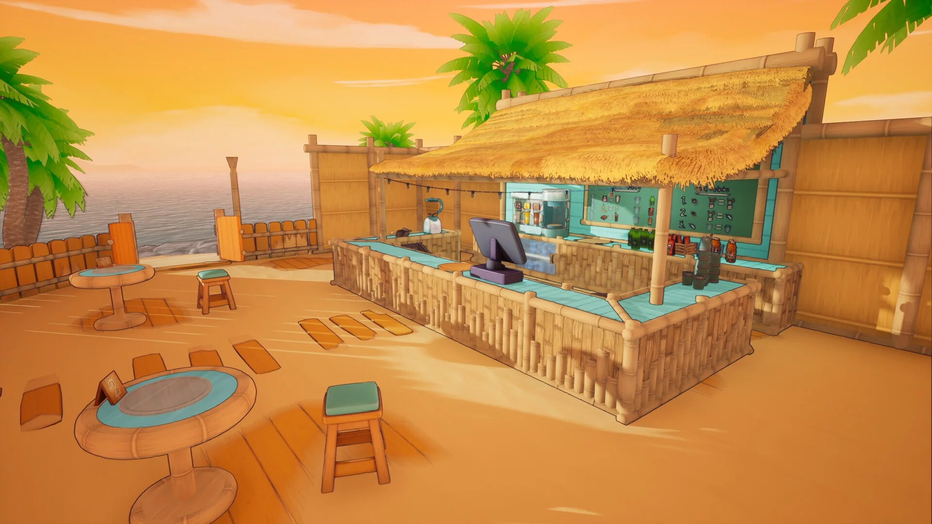 Изображение игры: Waifu Beach Bar