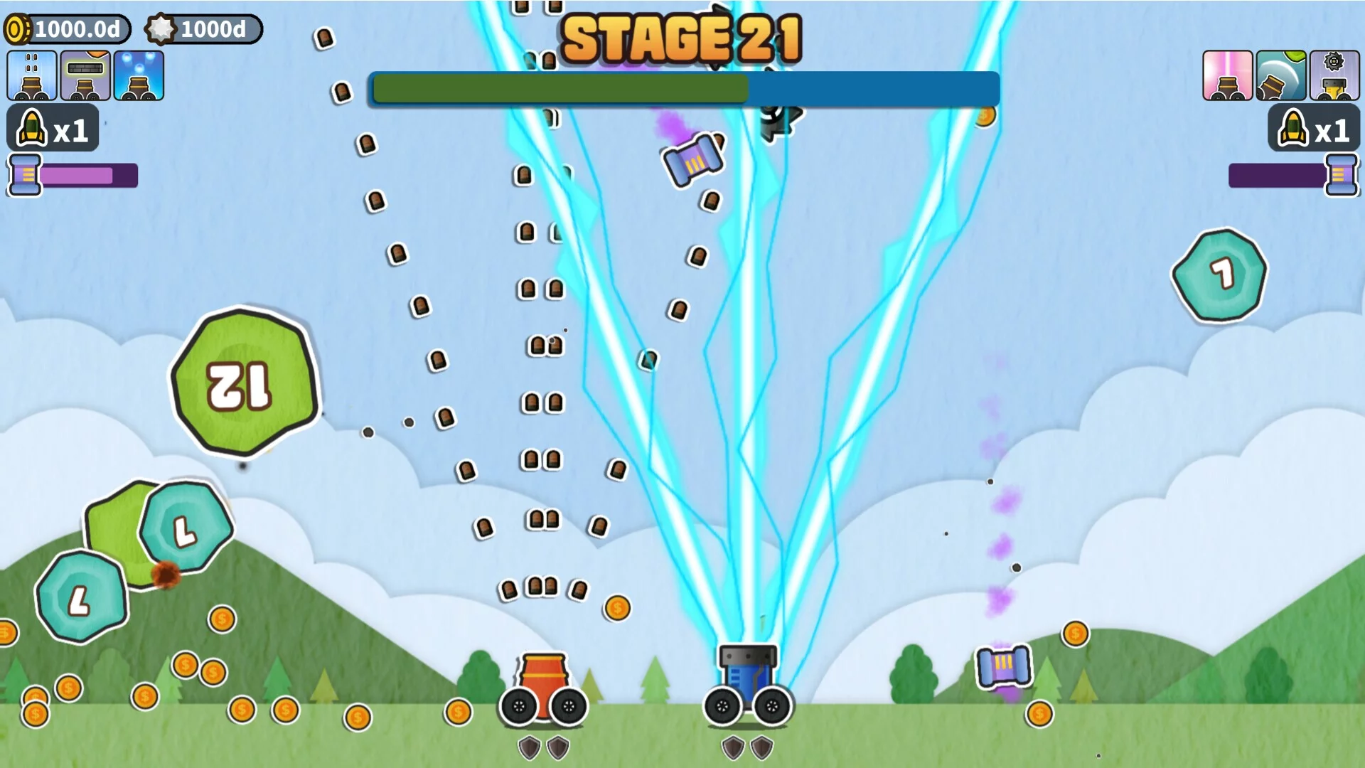 Изображение игры: Paper Cannon