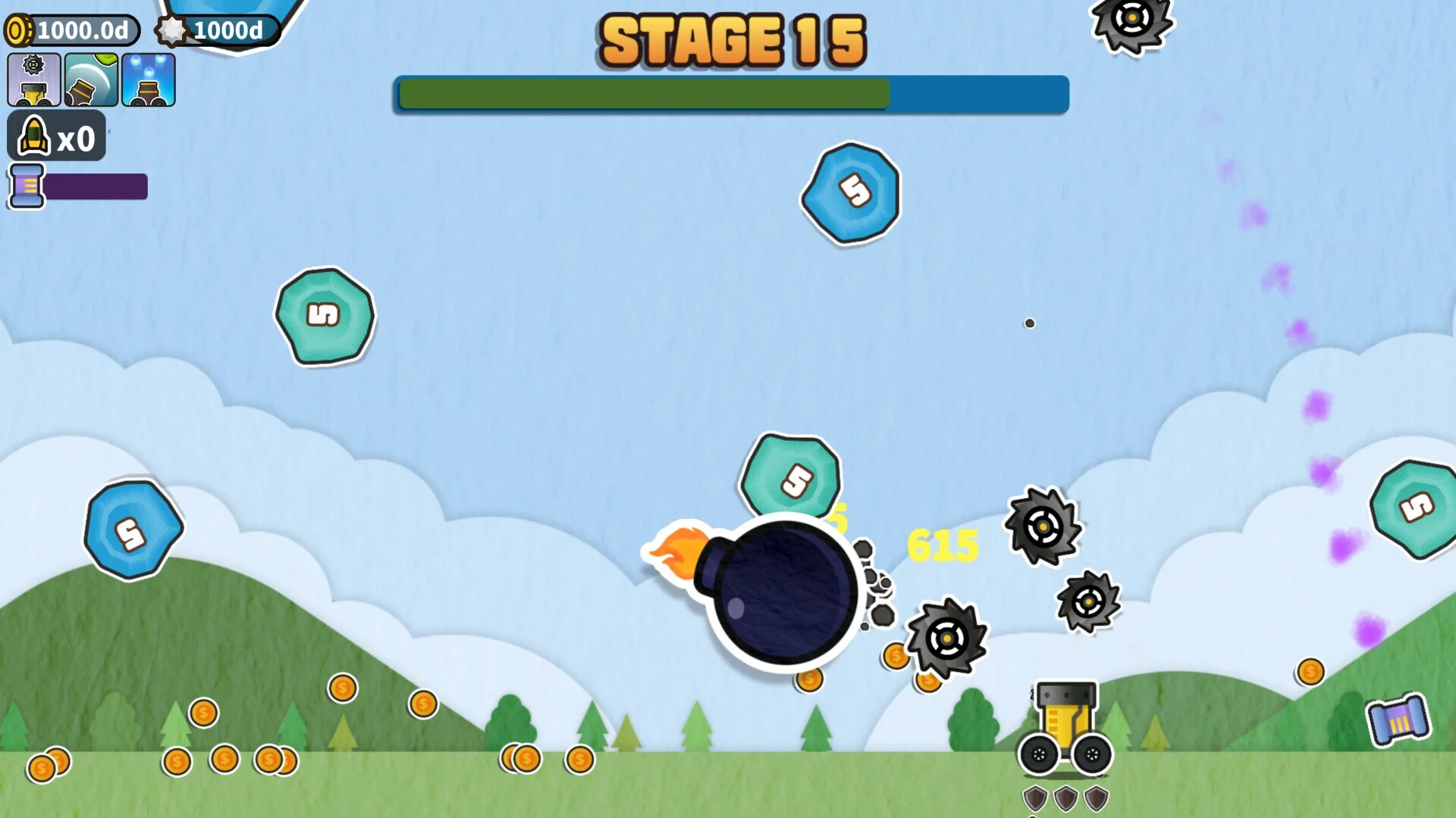 Изображение игры: Paper Cannon