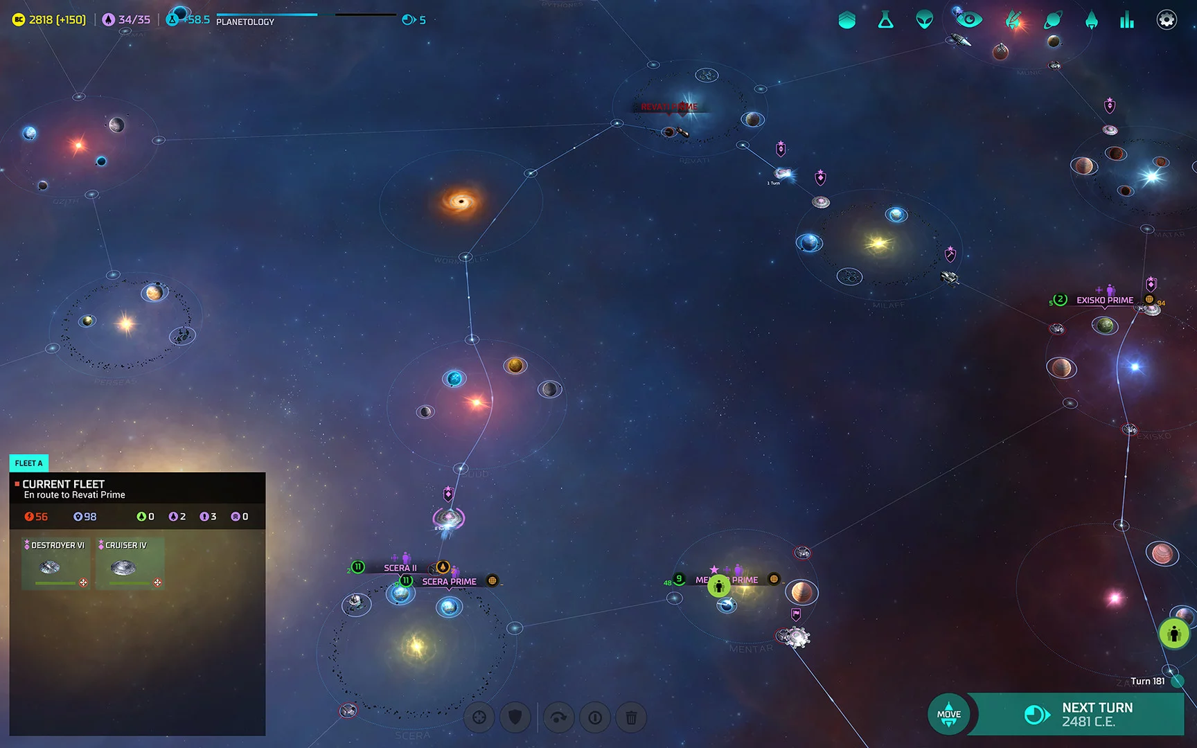 Изображение игры: Master of Orion