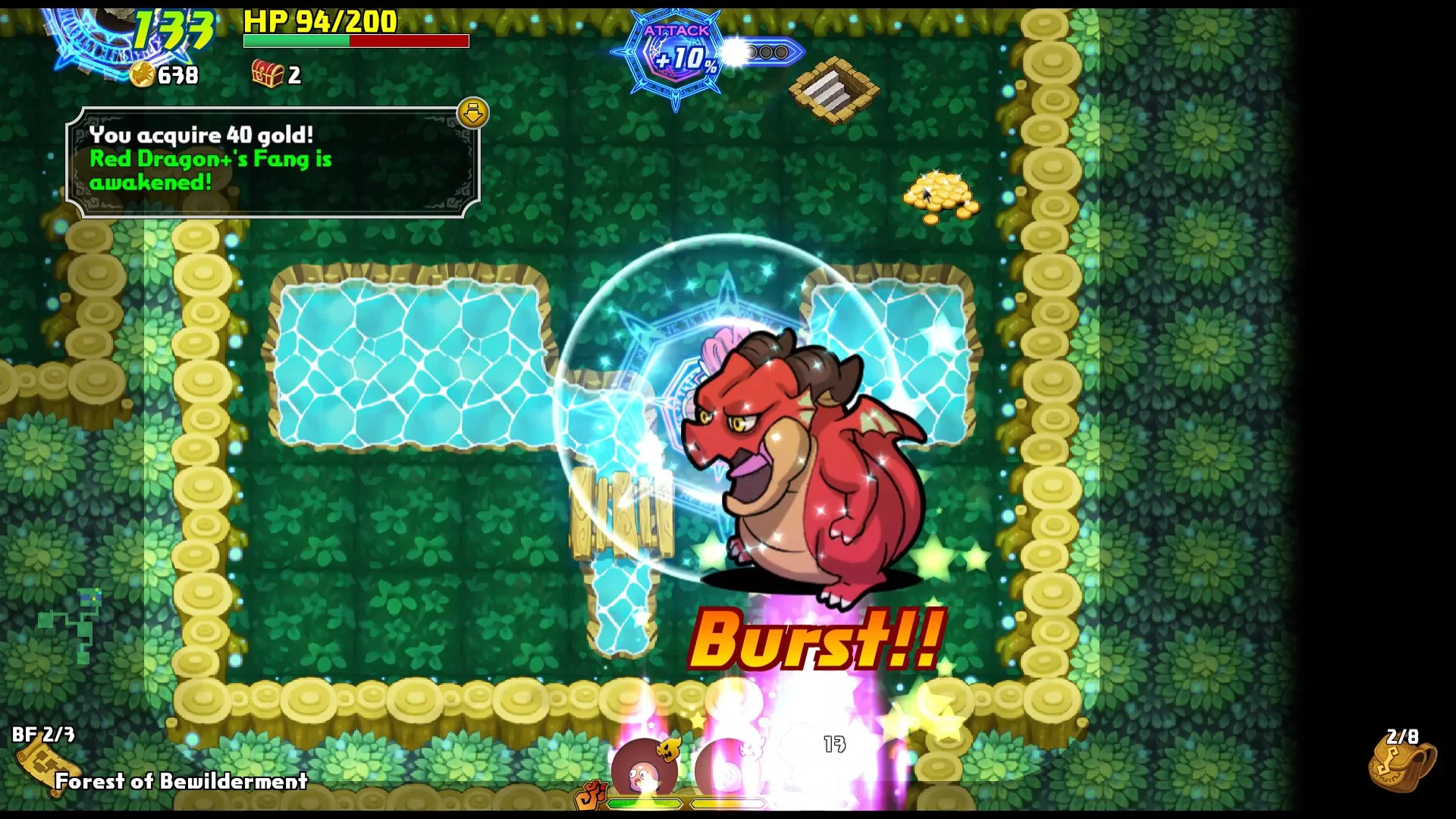 Изображение игры: DragonFang - Drahn's Mystery Dungeon