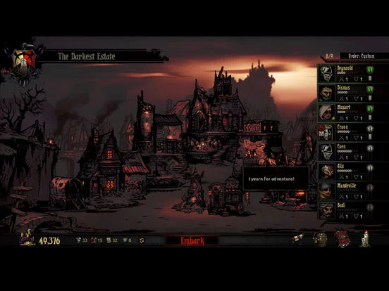 Изображение игры: Darkest Dungeon: Tablet Edition