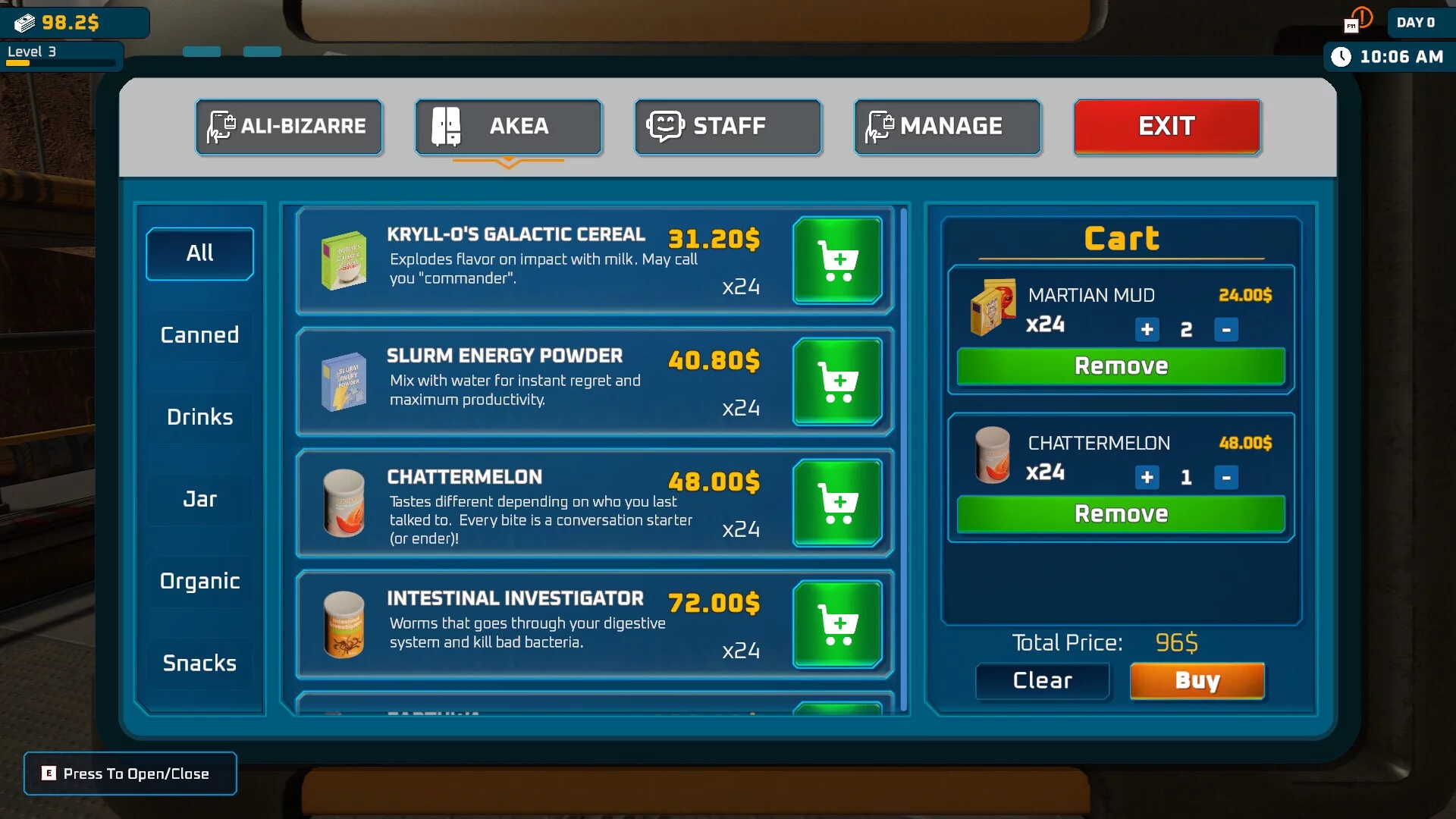 Изображение игры: Alien Market Simulator