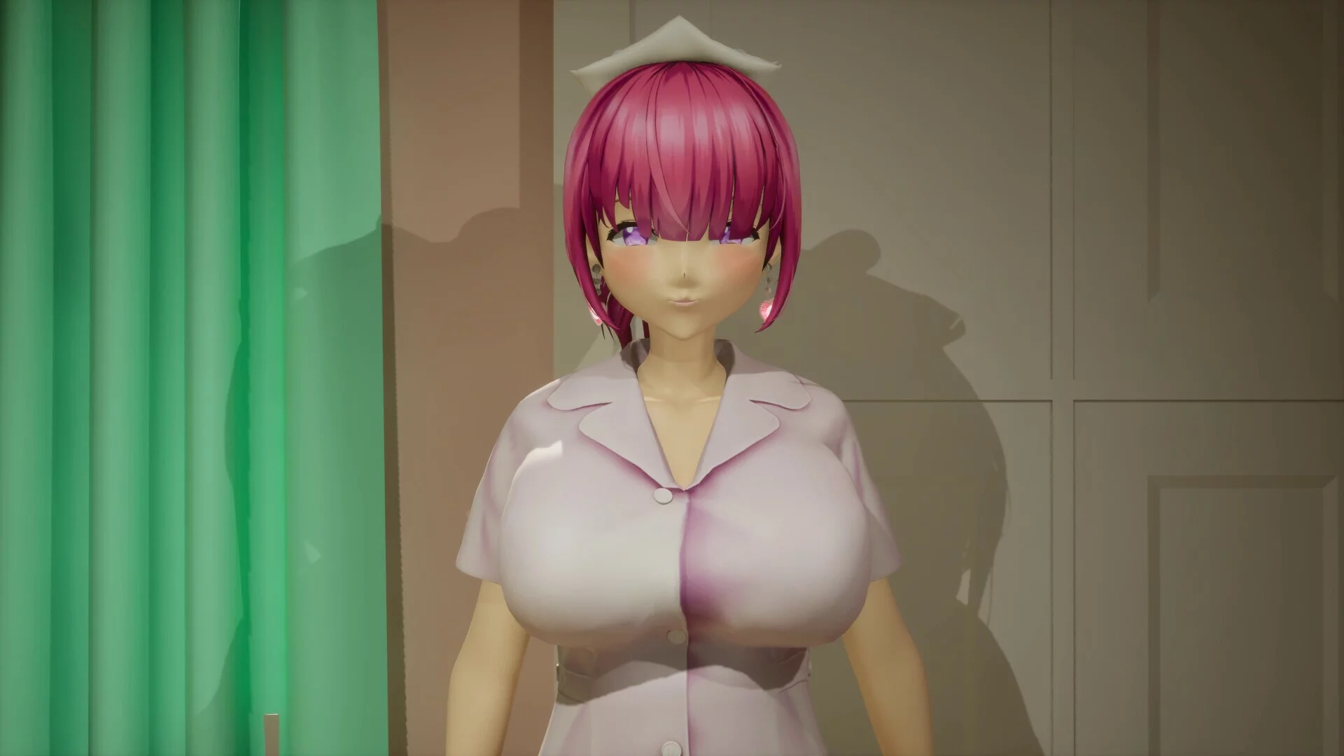 Изображение игры: Ejaculation Treatment by Nurse Luna with her Bursting Tits, in a Sexual Treatment Ward! ～3DCG Animation Animation～