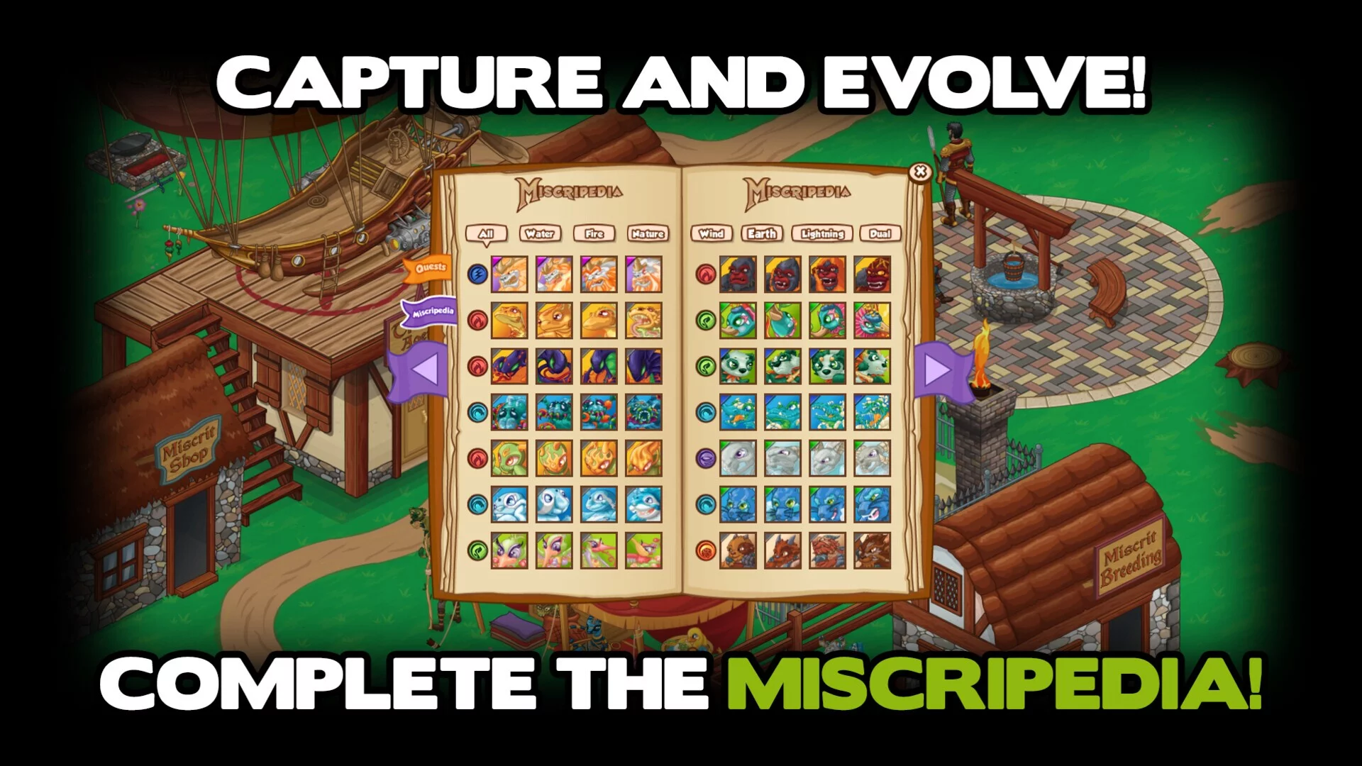 Изображение игры: Miscrits: World of Creatures