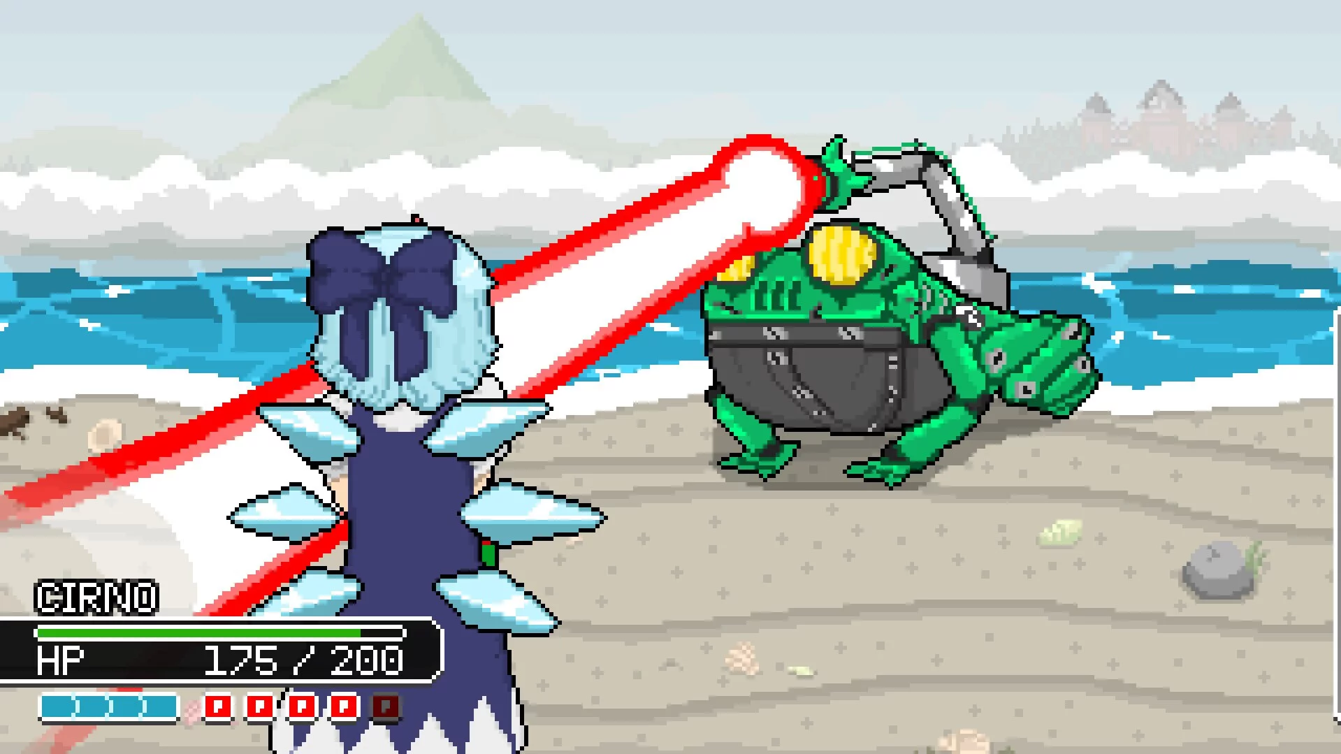 Изображение игры: Touhou: Fearless Frogslayer