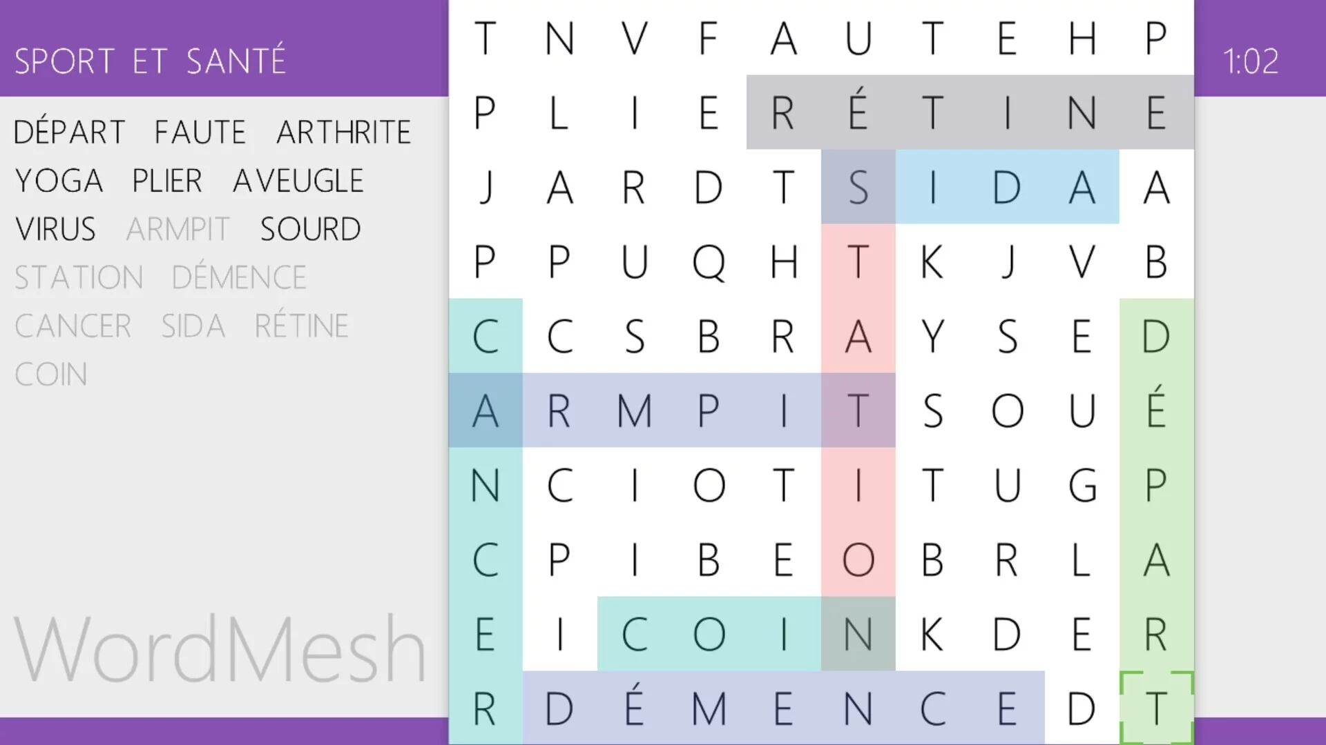 Изображение игры: Word Mesh