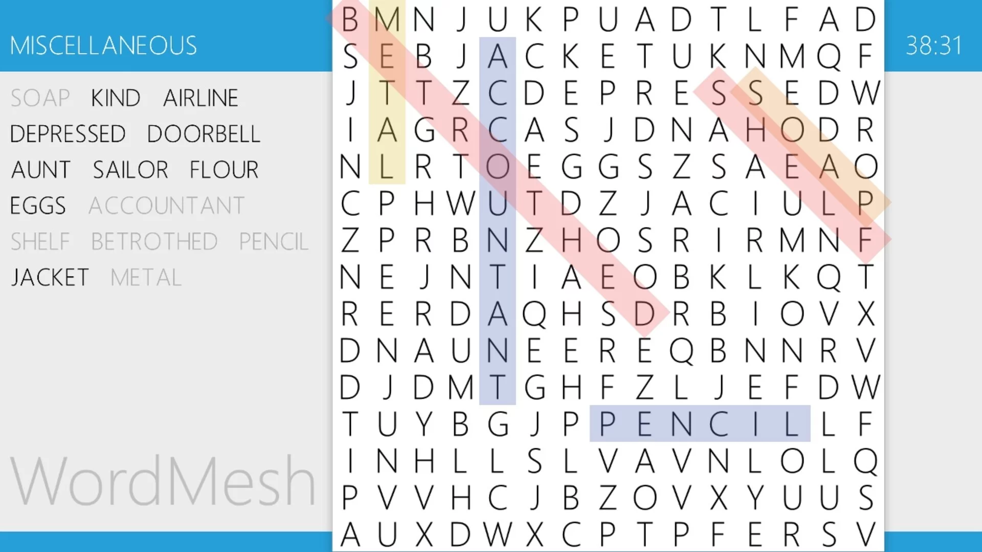 Изображение игры: Word Mesh