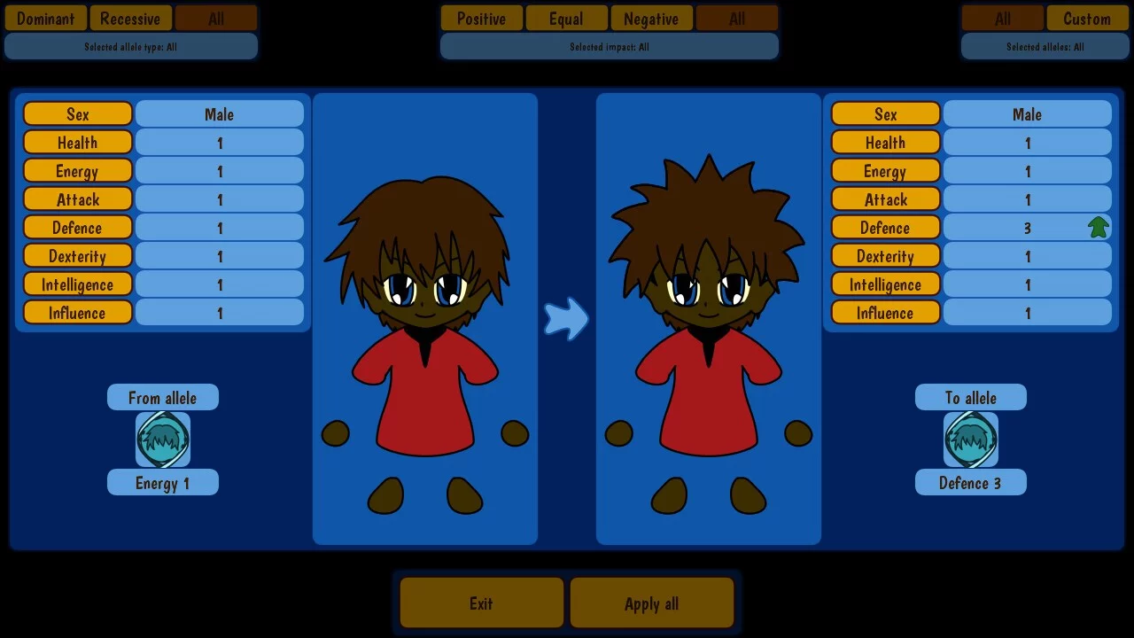 Изображение игры: Zenteni: Create Creatures
