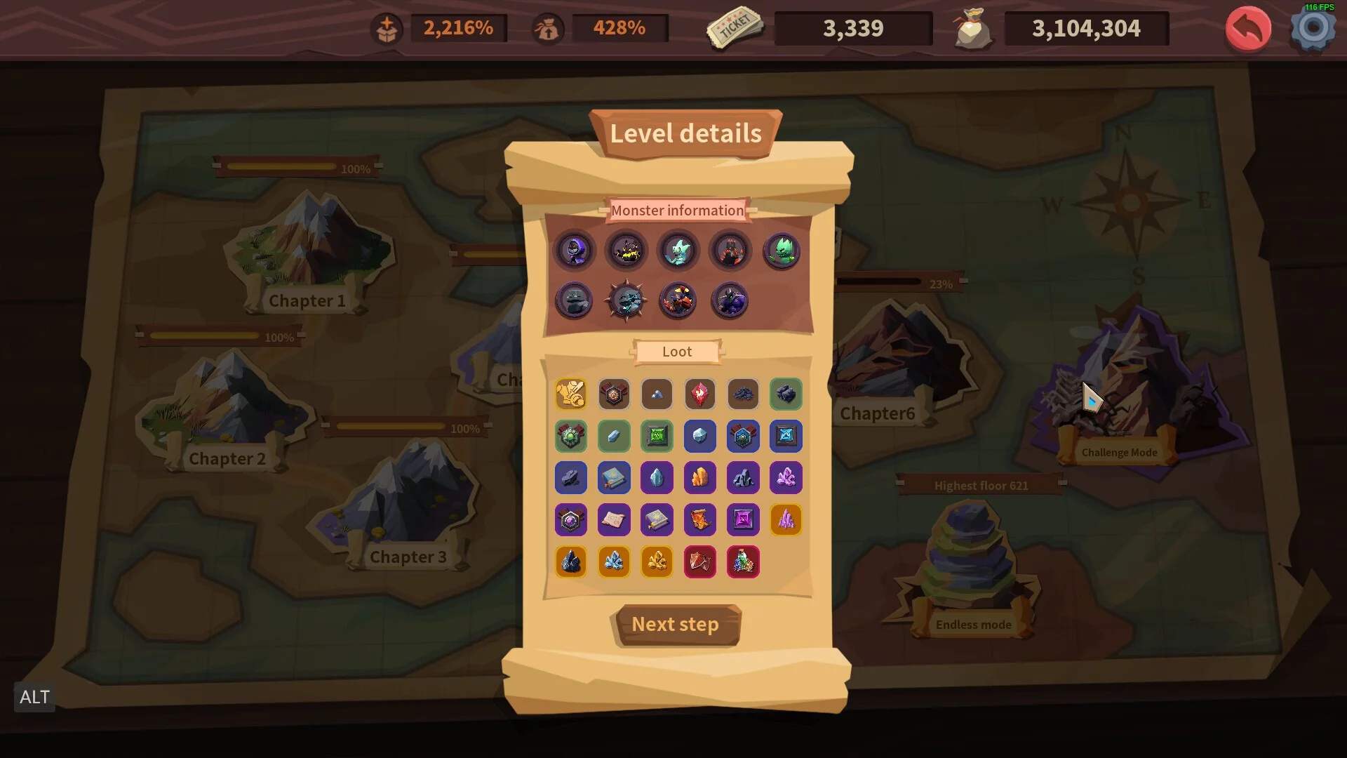 Изображение игры: Coin Push RPG