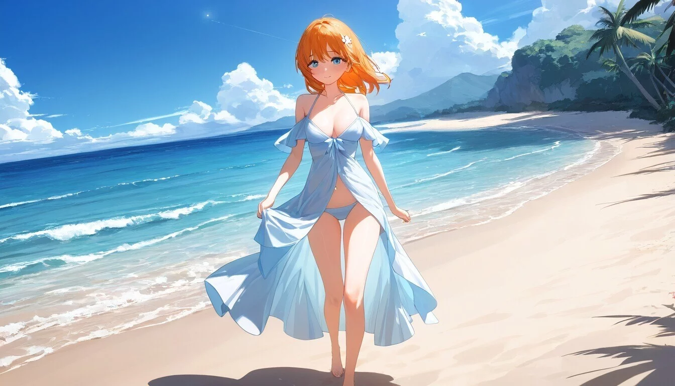 Изображение игры: Summer Waifu