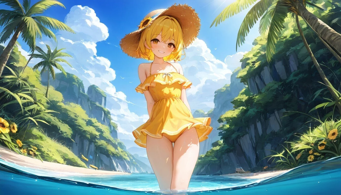 Изображение игры: Summer Waifu