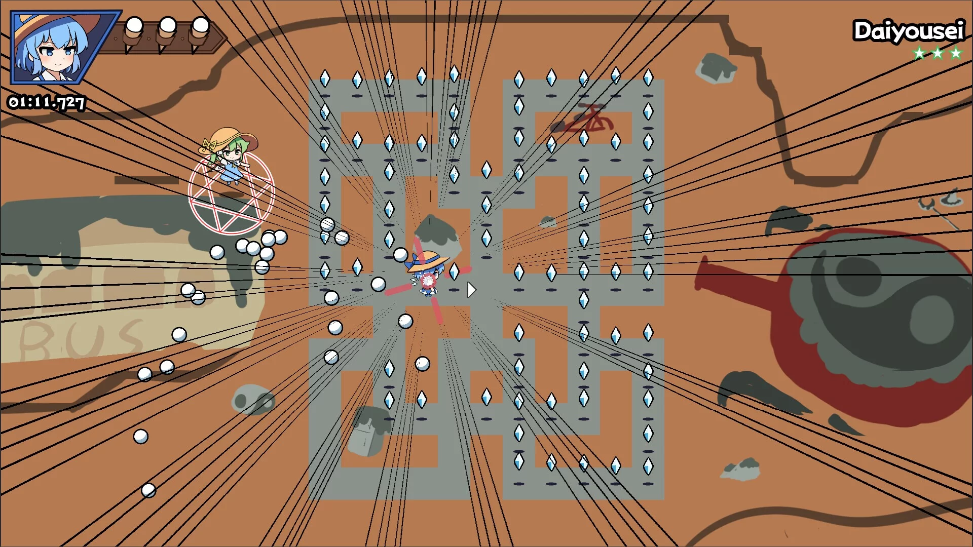 Изображение игры: Touhou Danmaku Maze