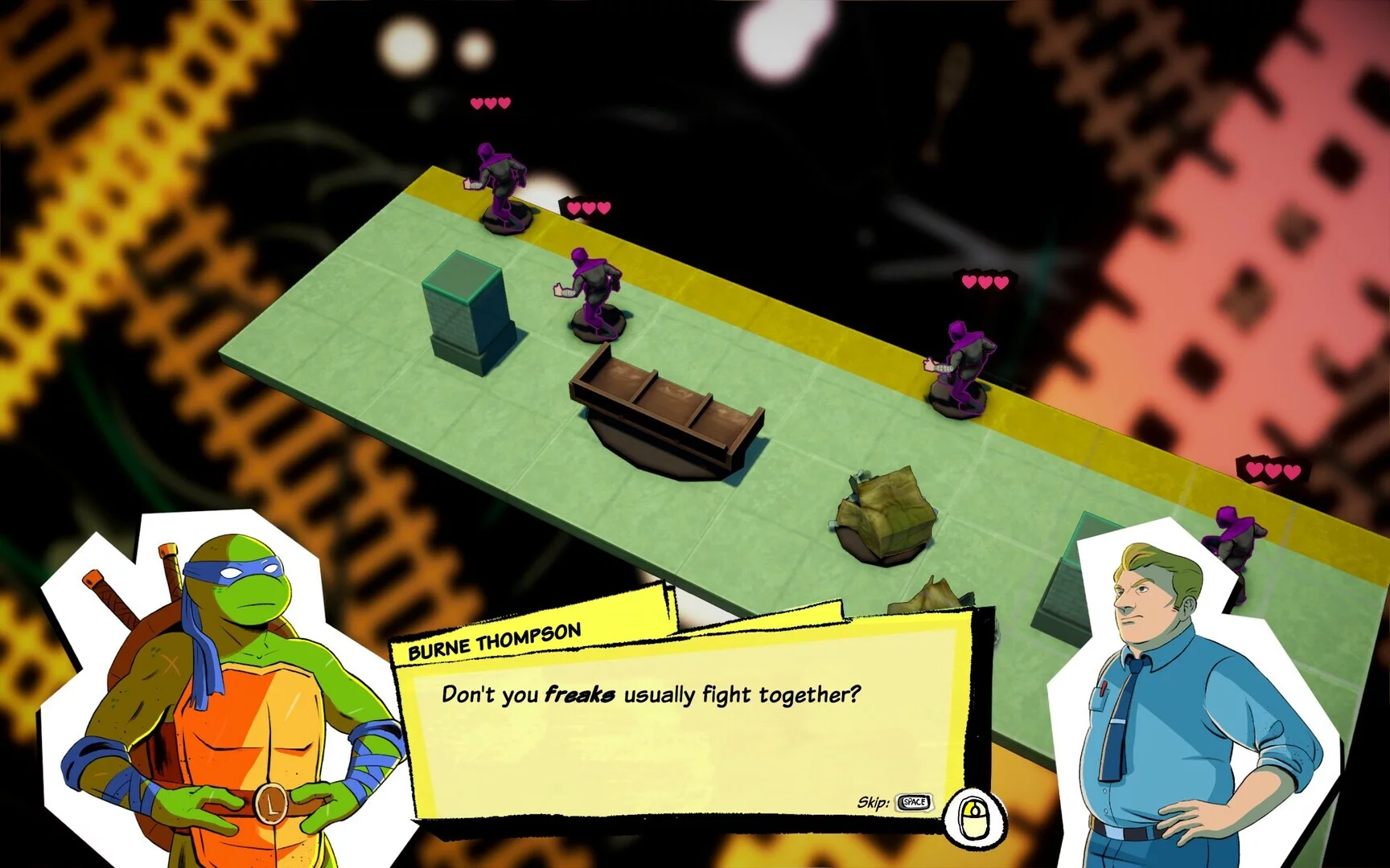 Изображение игры: Teenage Mutant Ninja Turtles: Tactical Takedown