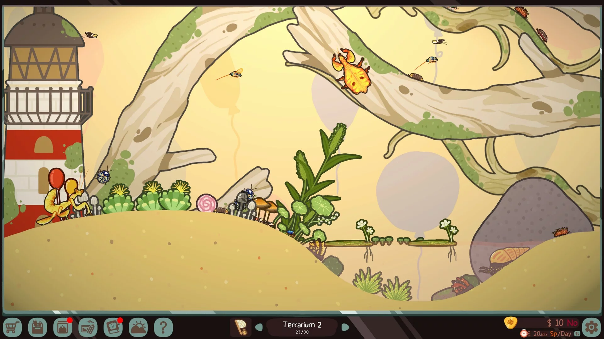 Изображение игры: Bugtopia