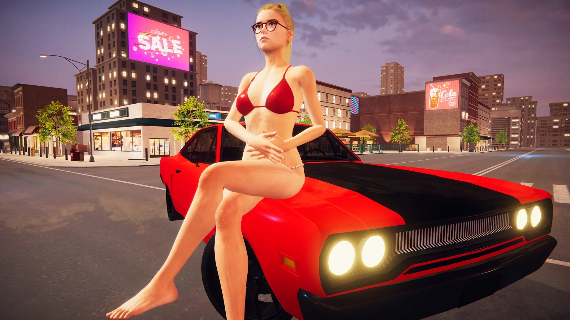 Изображение игры: Sunset Racer