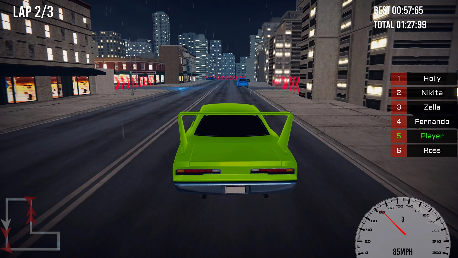 Изображение игры: Sunset Racer