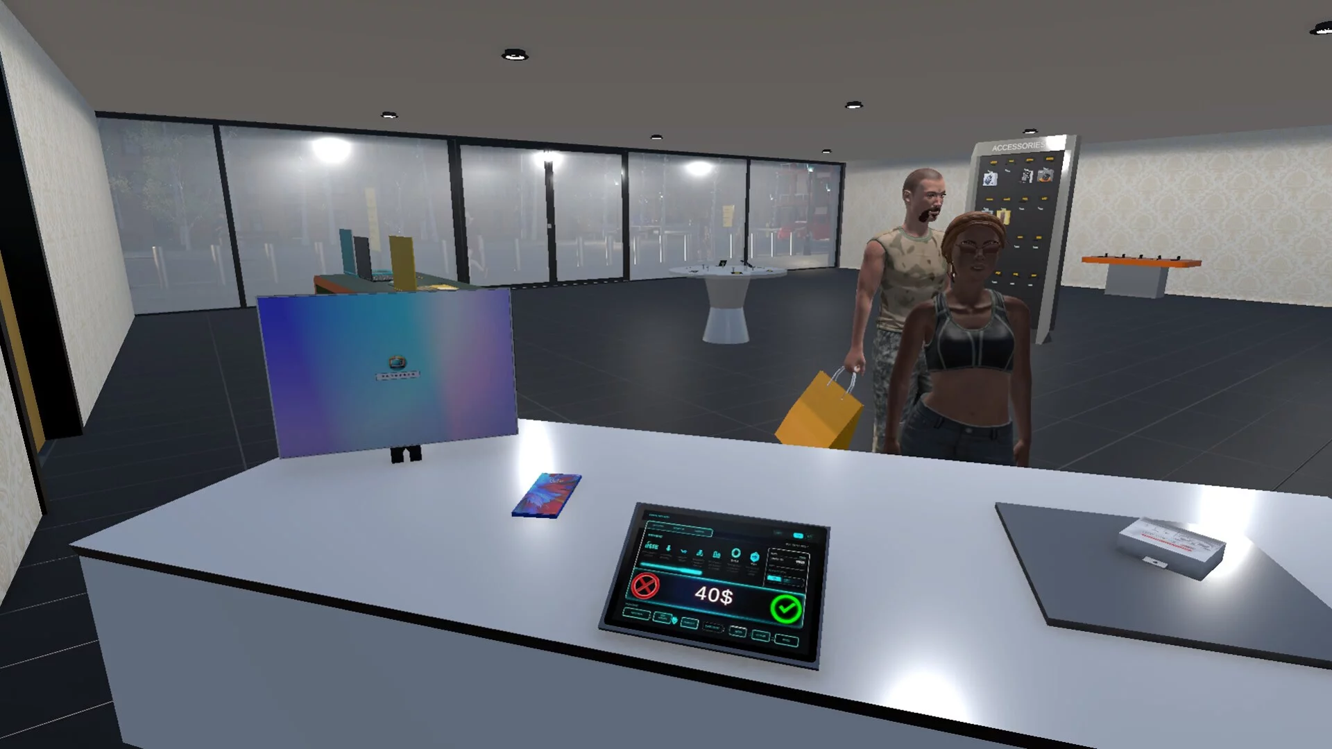 Изображение игры: Electronic shop simulator