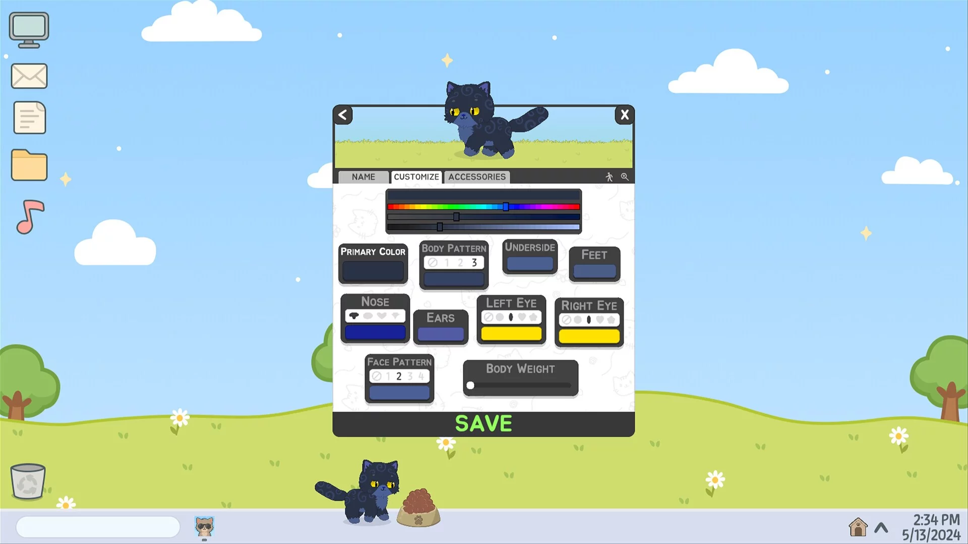 Изображение игры: Digital Desktop Cats